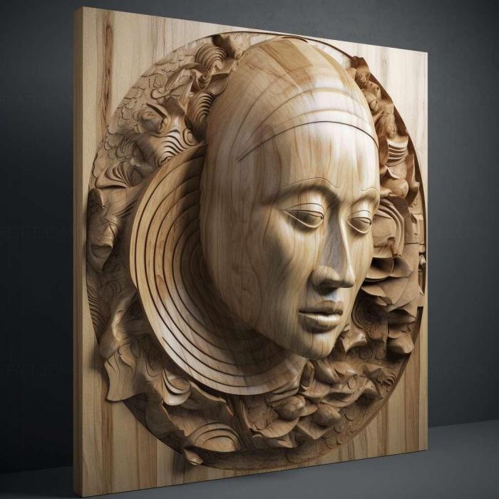 نموذج ثلاثي الأبعاد لآلة CNC 3D Art 